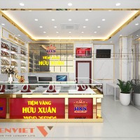 Thiết kế tiệm vàng Hữu Xuân 